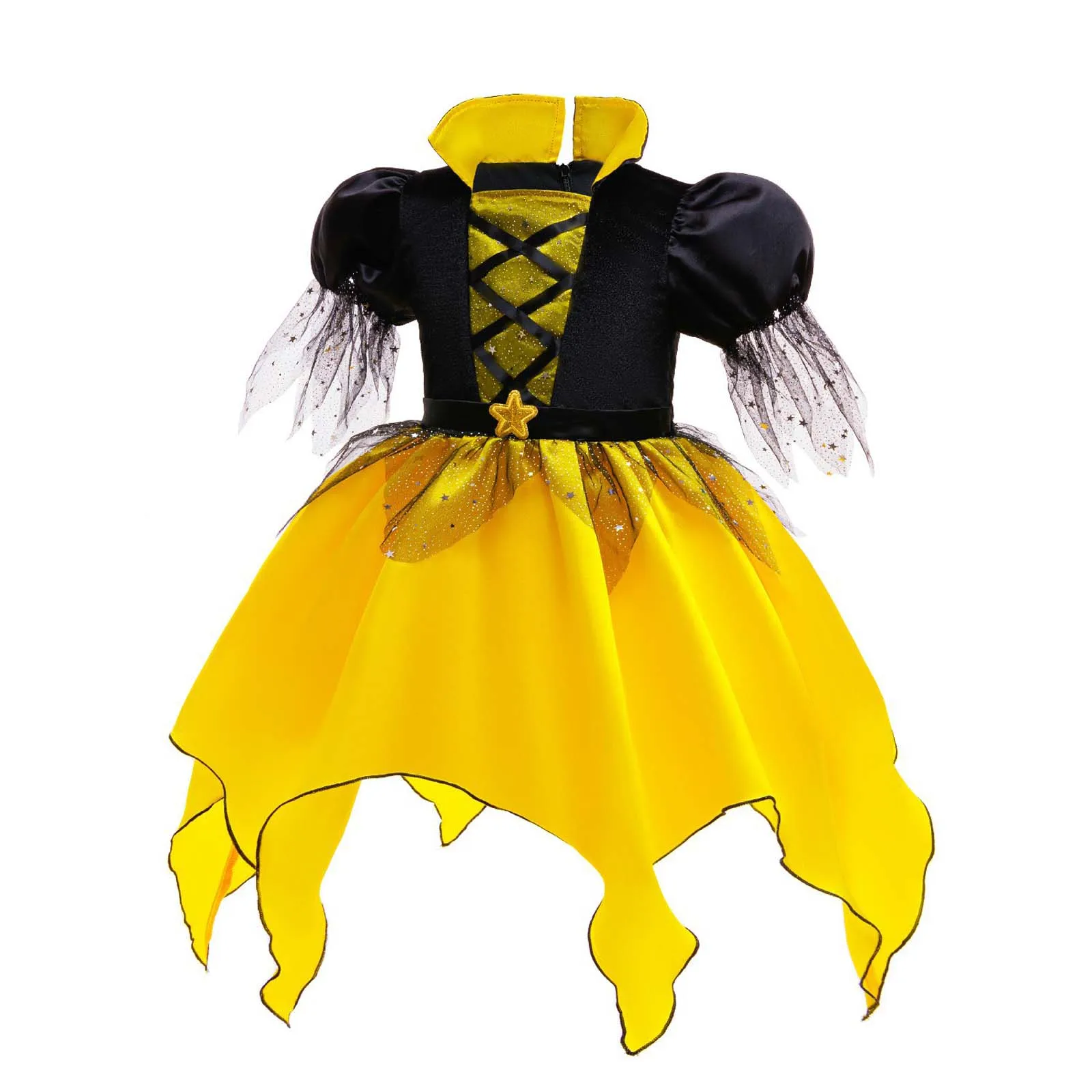 Disfraz de bruja para niñas Halloween, vestido de cuento - imagen 3
