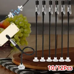 Soporte de modelismo con pinzas cocodrilo y base flexible metálica