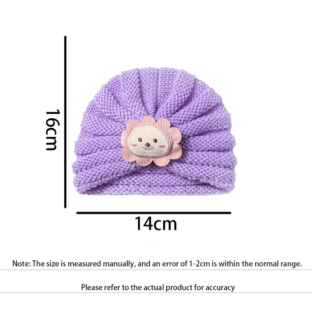 Gorra fetal infantil con capucha motivo león colores