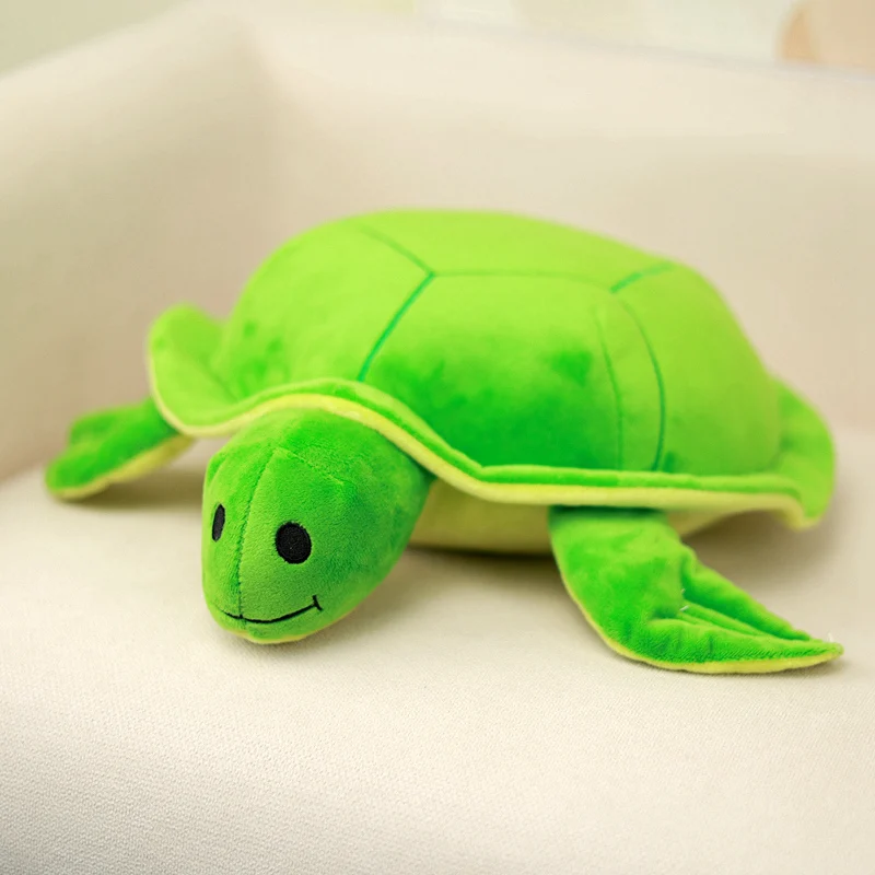 Peluche tortuga marina verde de dibujos animados