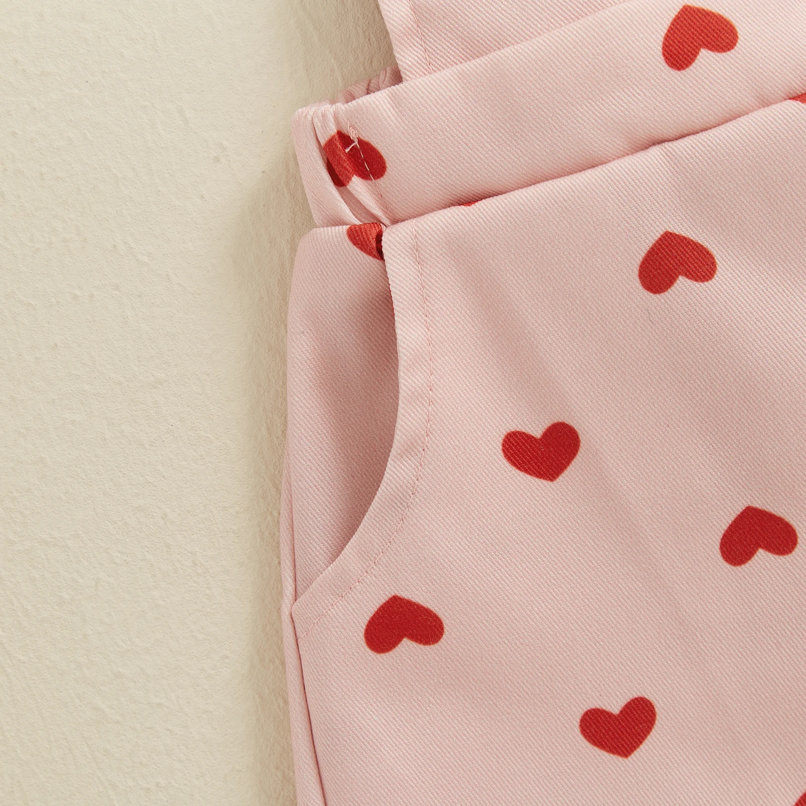 BeQeuewll pelele de tirantes para niña con corazón de princesa - imagen 4