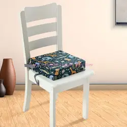 Asiento elevador infantil portátil con correas para silla
