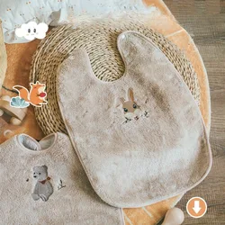 Babero impermeable de alimentación multiusos para eructar y comer