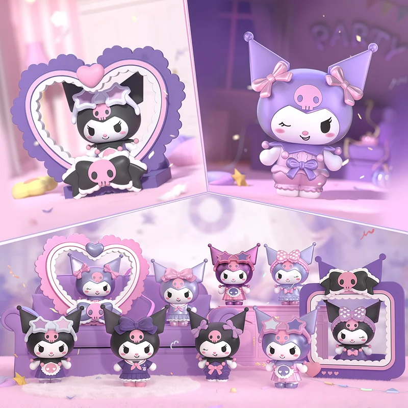 BLOKEES Kuromi figura de acción anime magnética para escritorio - imagen 5