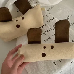 Estuche porta-lápices lona con diseño perro para el cole