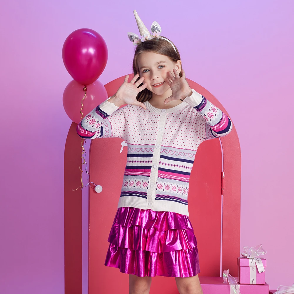 Motivos de corazón para look infantil