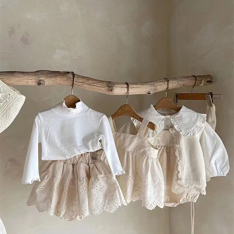 Milancel pantalones cortos bebé niña con volantes verano - imagen 3