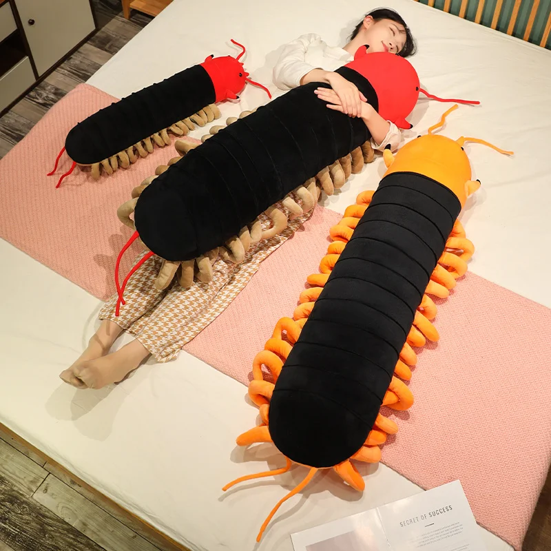 Almohada de peluche ciempiés realista larga para niños - imagen 5
