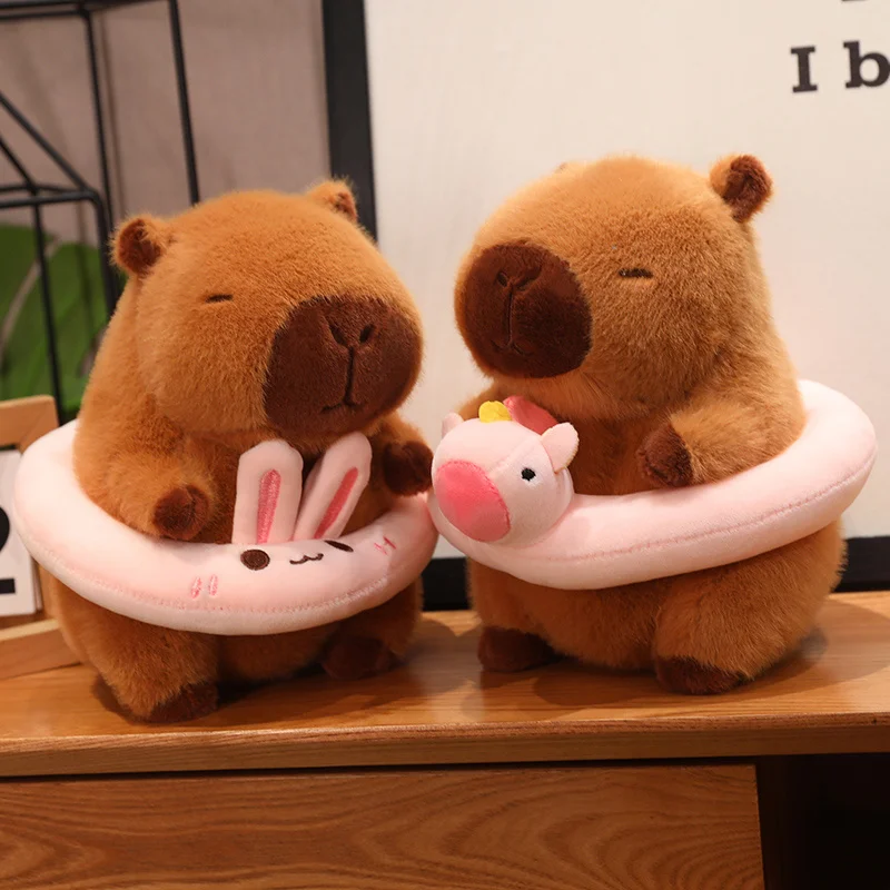Peluche capibara con diseño de animales para regalo infantil - imagen 4