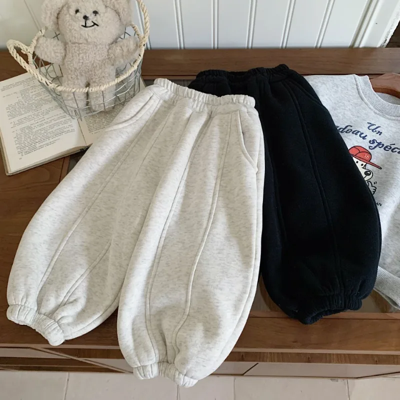 Pantalones de chándal acolchados invernales para niños - imagen 2