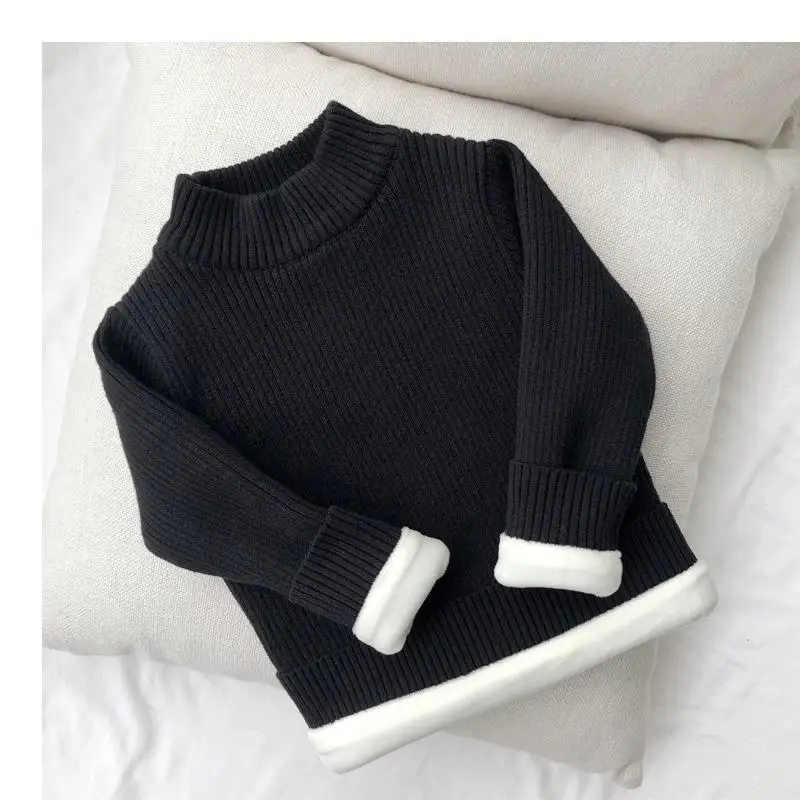 Jersey acolchado infantil de cuello alto cálido para invierno - imagen 3