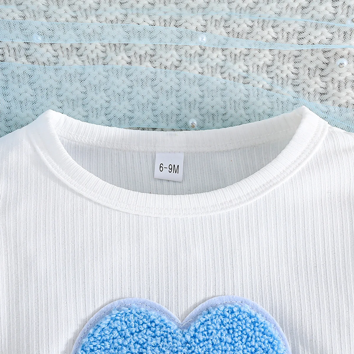 Conjunto niña de primavera – Blusa de algodón y falda de cuadros - imagen 3