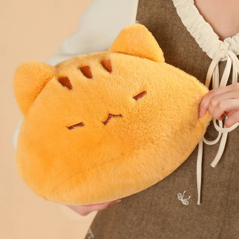 Almohada peluche de gato suave para dormir y decorar - imagen 5
