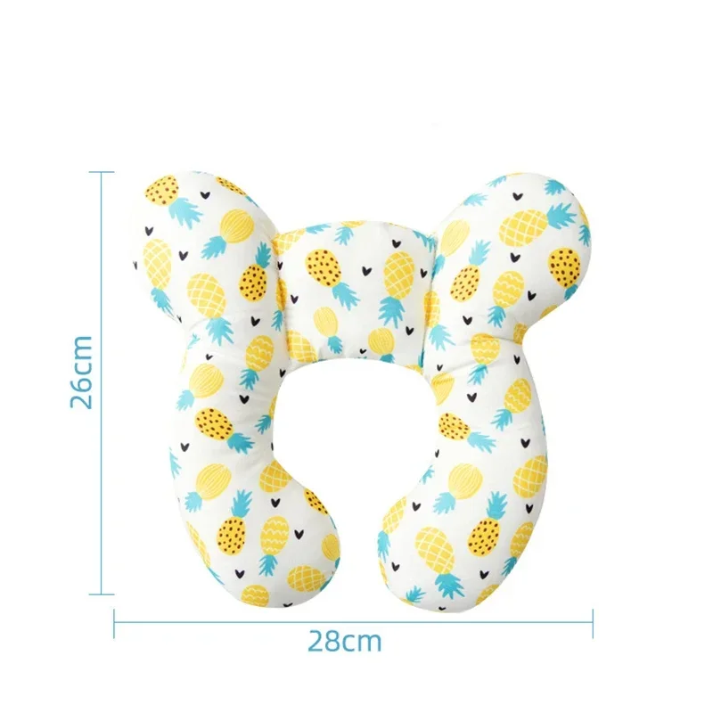 Almohada U de viaje para bebé: cojín suave cochecito - imagen 4