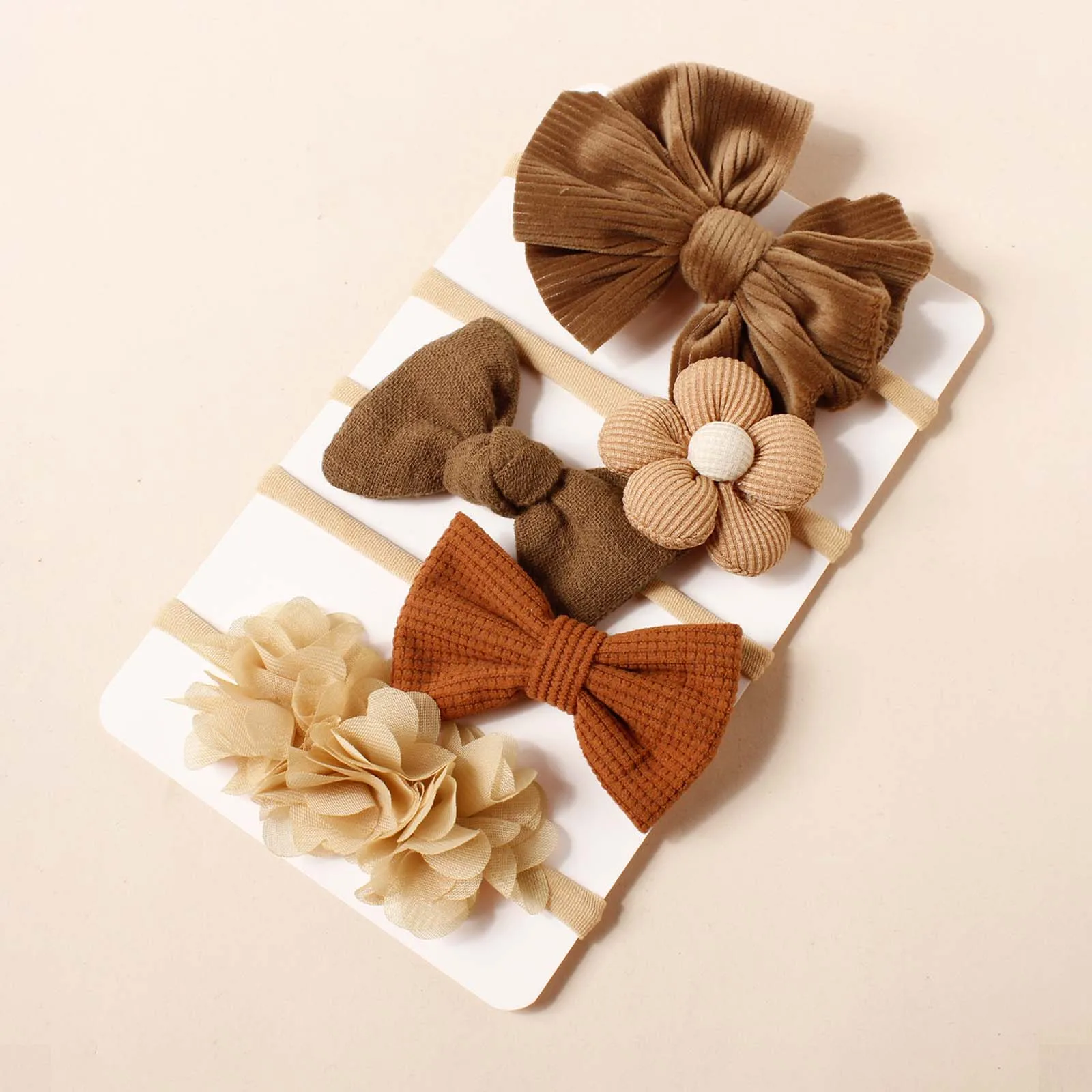 Diadema con lazo de nailon para bebé y niña en Navidad - imagen 2