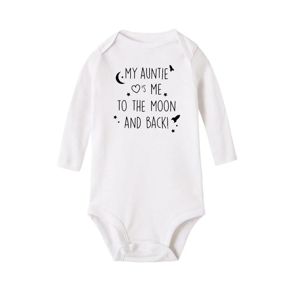 Body para bebé My Tuntie Take Me To The Moon y Back manga larga - imagen 3