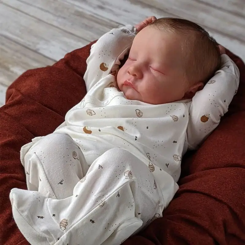 Muñeca Reborn recién nacida de cuerpo completo 3D realista - imagen 2
