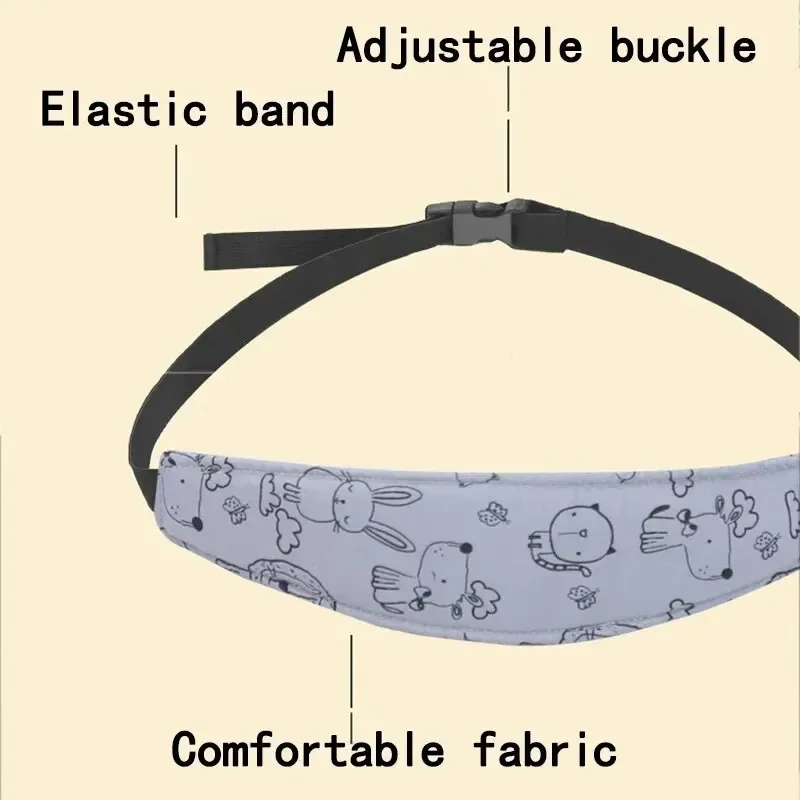 Reposacabezas antivuelco para bebé - Almohada de viaje segura - imagen 2