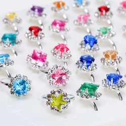 Anillos ajustables de juguete para niñas – fantasía de joyería