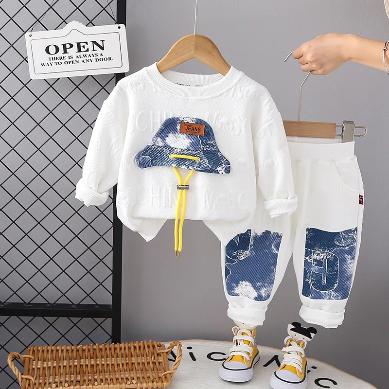 Conjunto de ropa de bebé niña primavera y otoño manga larga y pantalón - imagen 5