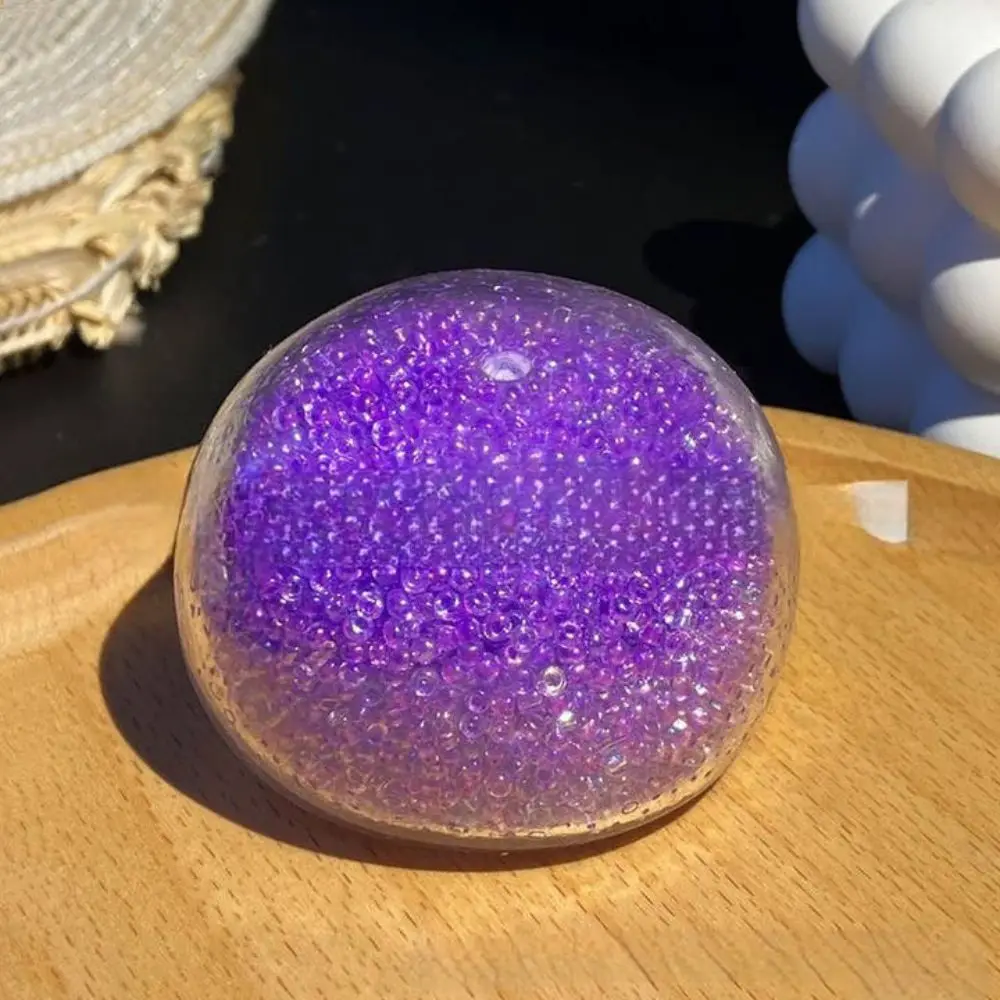 Pelota antiestrés transparente TPR de rebote lento para niños - imagen 3