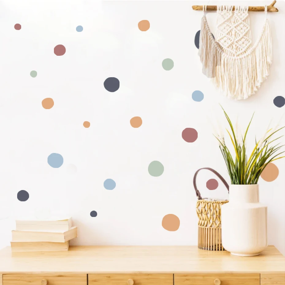 Pegatinas de pared de acuarela extraíbles para guardería infantil - imagen 4