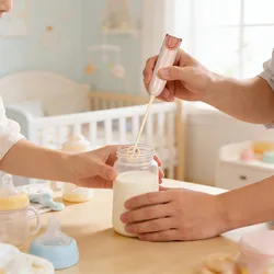 Mezclador eléctrico portátil de fórmula infantil con agitador