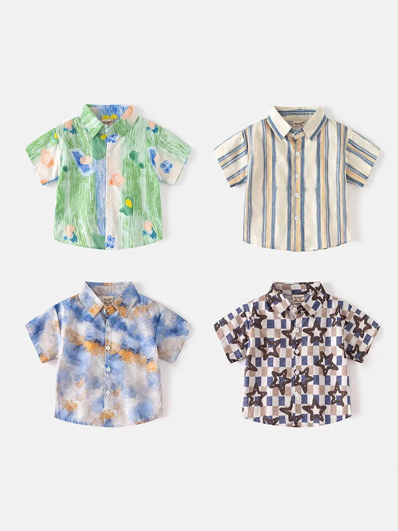 MILANCEL blusa infantil rayas - Manga corta verano