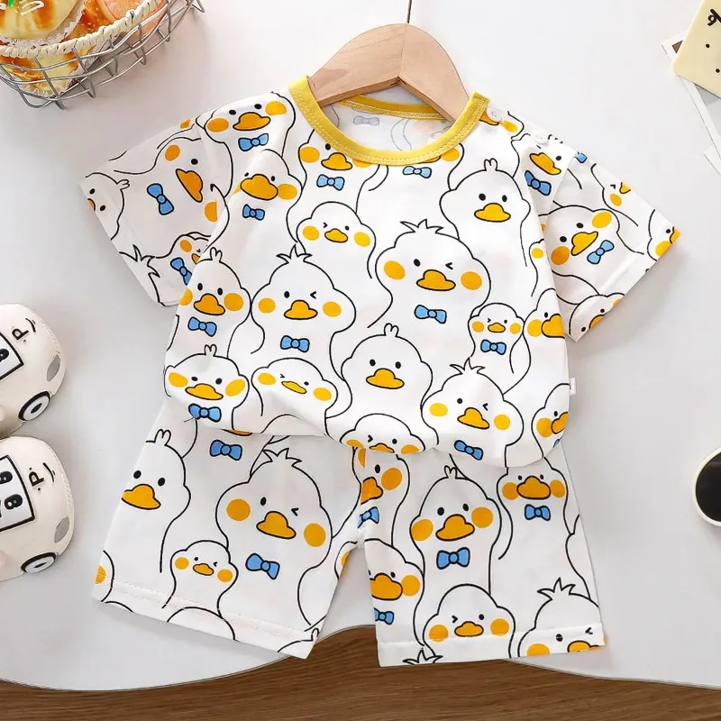 Pijama cómoda y transpirable para bebé de algodón suave