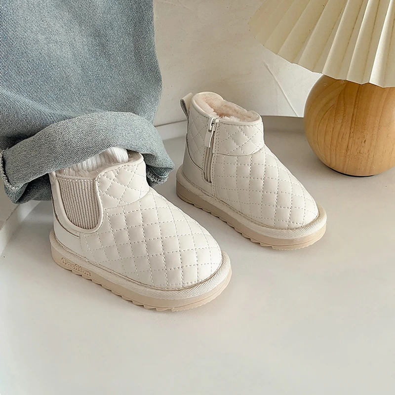 Botas de nieve para bebés y niños: suela antideslizante y felpa cálida - imagen 3