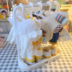 Organizador decorativo infantil para casa de muñecas