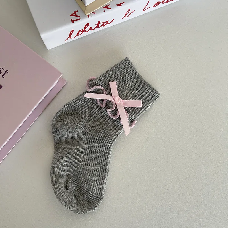 Calcetines altos de princesa para niños – arco primaveral sin costuras - imagen 5