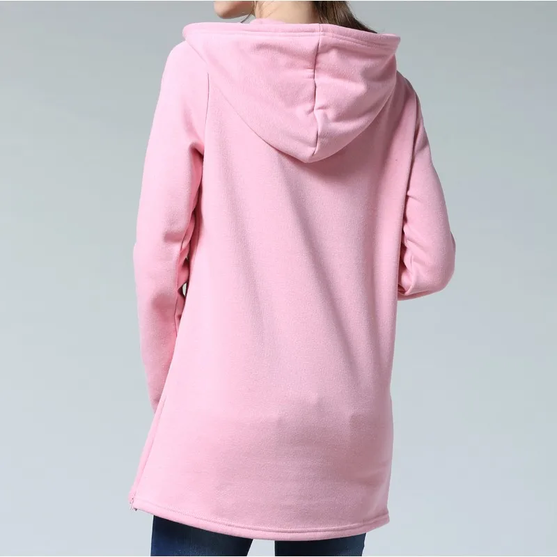 Sudadera premamá con capucha térmica de invierno - imagen 2