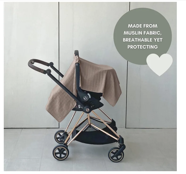 Carrito con funda desplegada