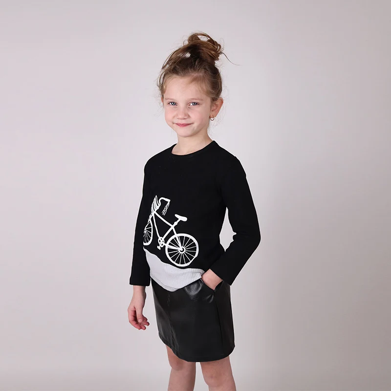 Camiseta bicicleta niños verano cuello redondo costilla horizontal - imagen 5