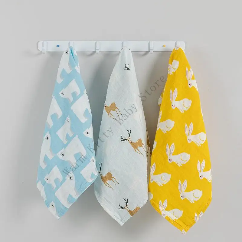 Toalla de bebé con estampado de dibujos animados