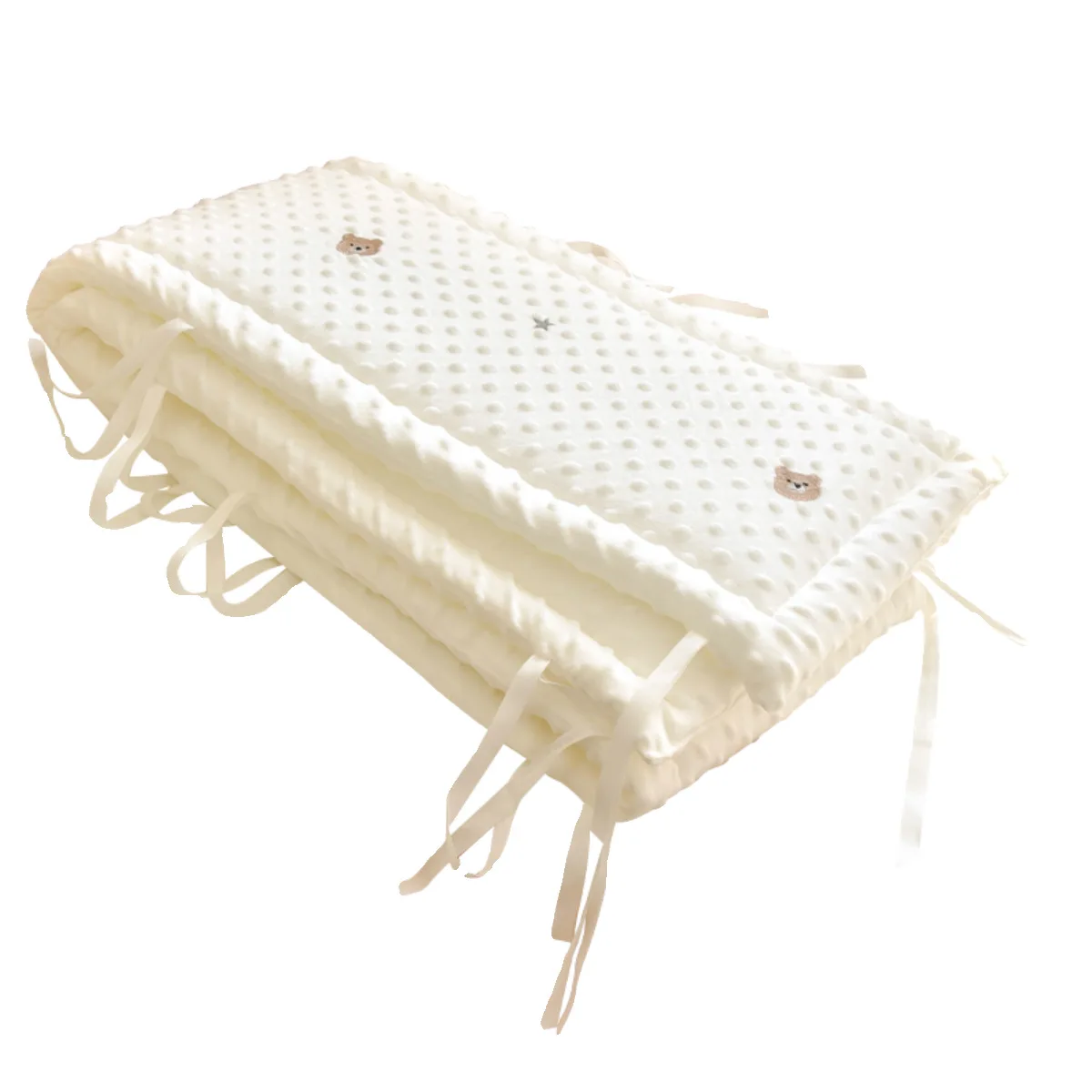 Protector acolchado para cuna – Transpirable y suave - imagen 5