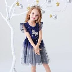 Vestido tutú unicornio para niña DXTON – Fiestas y colegio