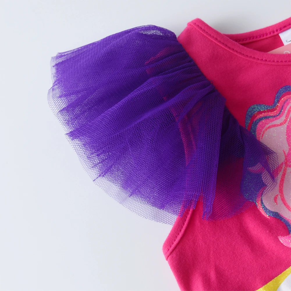DXTON vestido de tutú de princesa de verano para niña - imagen 3