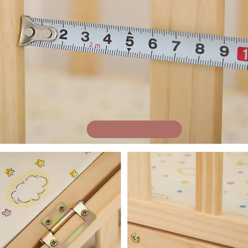 Cuna eléctrica multifuncional de madera maciza para bebé - imagen 2