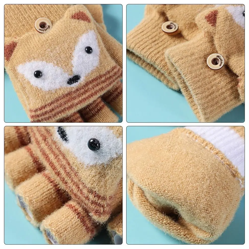 Guantes zorro en uso durante actividad infantil