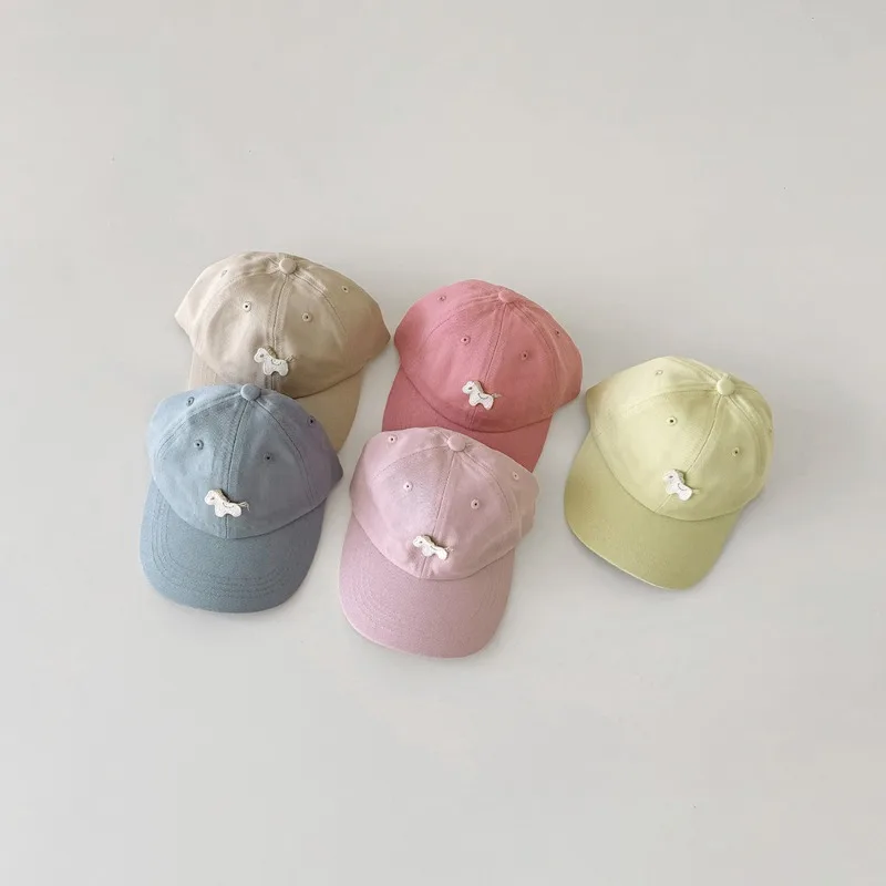 Gorra infantil de béisbol con caballo animado ajustable transpirable - imagen 3