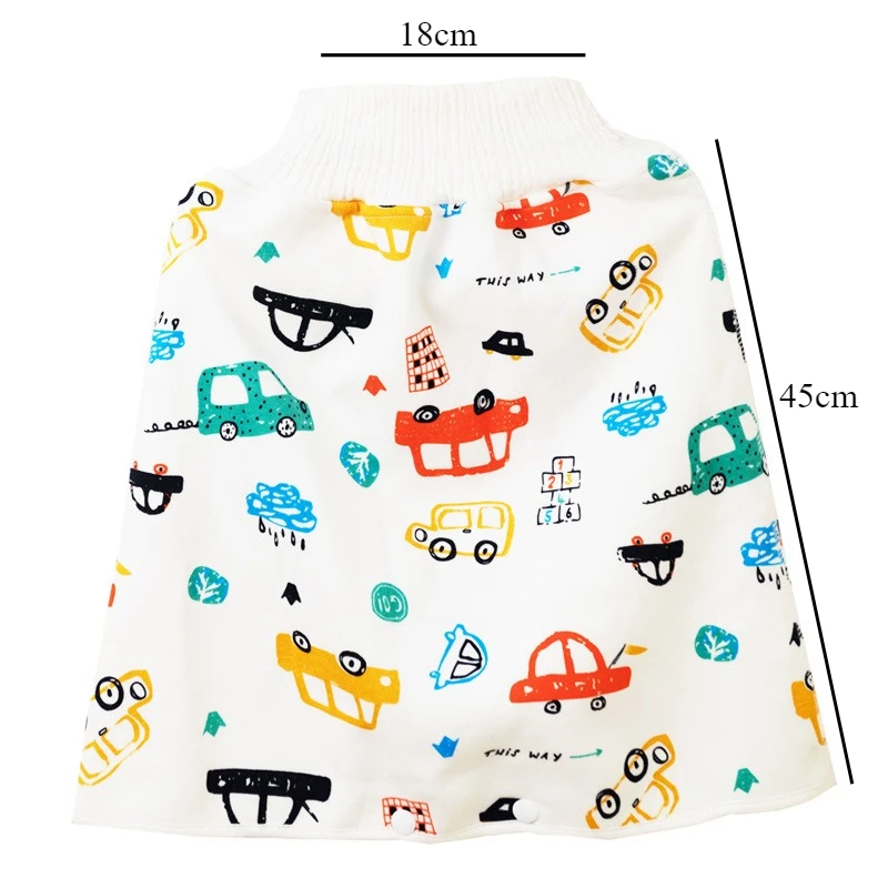 Falda impermeable para pañales de tela bebé reutilizable