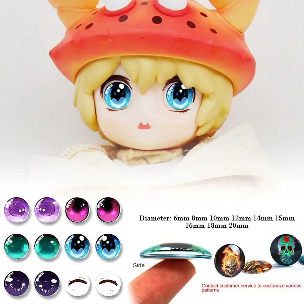 Ojos de seguridad con purpurina para peluches y muñecas 6-20 mm - imagen 4