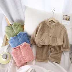 Conjunto acolchado de invierno para niños – Ropa cálida y lana