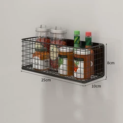 Estante de especias sin taladro con imanes fuertes para cocina