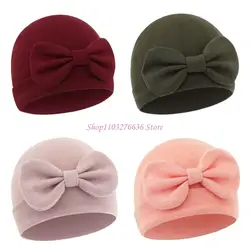 Bonnón gorrito de algodón para recién nacidos con lazo transpirable