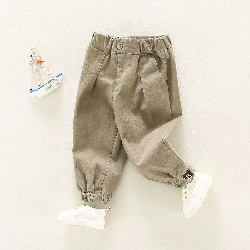 Pantalón harén de algodón suave para bebé – Primavera y otoño - imagen 4