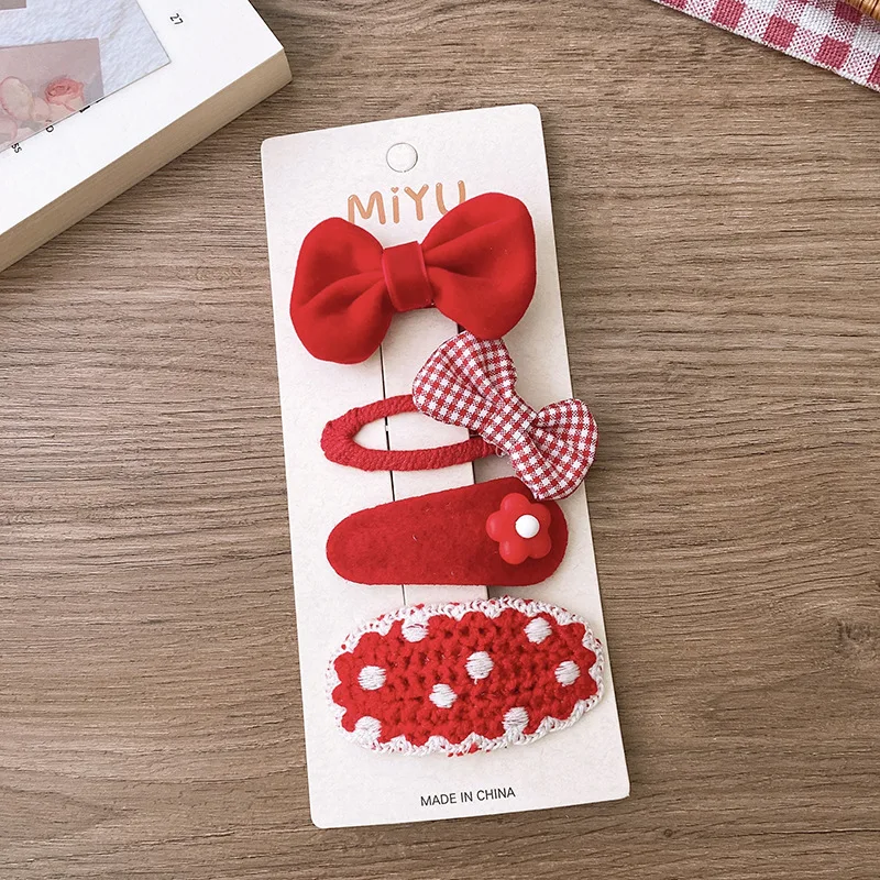 Pinzas y horquillas Navideñas con lazo para niña - imagen 5