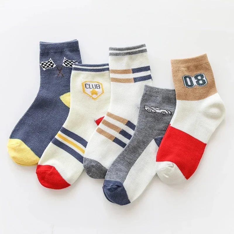 Calcetines de algodón con dibujos animados para niños - imagen 5